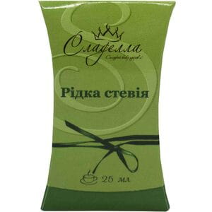 Сахарозаменитель (подсластитель) Sladella (Сладелла) жидкая стевия флакон 25 мл