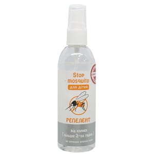 Средство репеллентное от комаров STOP MOSQUITO (Стоп Москит) лосьон-спрей для детей флакон 90 мл
