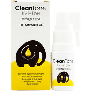 КлинТон спрей для растворения и устранения ушной серы, а также профилактики ее образования флакон 15 мл