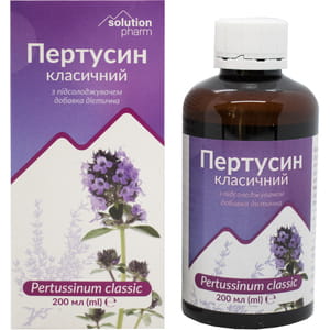 Пертусин сироп при кашлі фл. 200мл Solution pharm