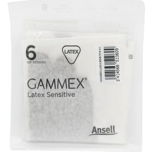 Рукавички хірургічні стерильні латексні неприпудренні Gammex (Гамекс) Latex Sensitive розмір 6 1 пара
