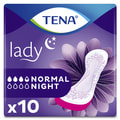 Прокладки урологічні TENA (Тена) Lady Normal Night (Леді Нормал Найт) для жінок нічні 10 шт