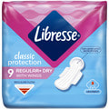 Прокладки гигиенические женские LIBRESSE (Либресс) Classic Protection Regular+Drai (Классик протекшн Регулар+Драй) 9 шт