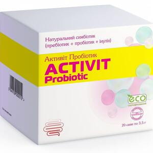 Активит Пробиотик порошок для приготовления питьевого раствора пробиотик + пребиотик в саше по 3,5 г 20 шт