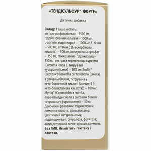 Тендисульфур Форте порошок внутренний для опорно-двигательного аппарата в саше по 8,6 г упаковка 14 шт