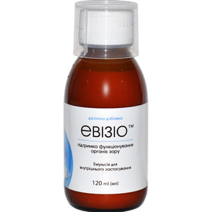Эвизио эмульсия для внутреннего применения для поддержания функционирования органов зрения флакон 120 мл