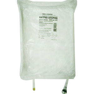 Натрия хлорид (физ. раствор) р-р д/инф. 0,9% конт. 3000мл п/э