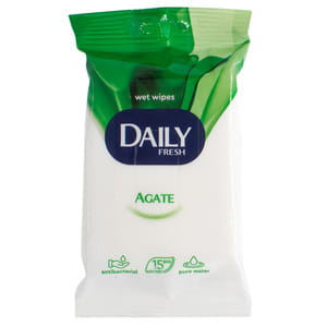 Серветки вологі DAILY FRESH (Дейлі фреш) універсальні в асортименті 15 шт