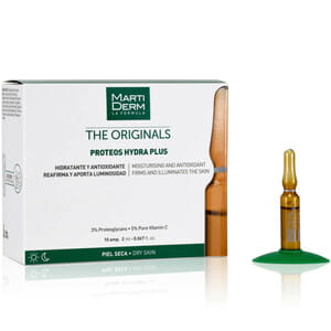 Засіб для обличчя, шиї, зони декольте MARTIDERM (Мартидерм) Протеос Гідра Плюс зволожуючий, антиоксидантний для сухої шкіри в ампулах по 2 мл 10 шт