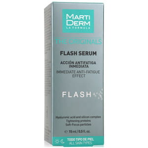 Сироватка для обличчя, шиї, зони декольте MARTIDERM (Мартидерм) Флеш проти ознак втоми для всіх типів шкіри флакон 15 мл