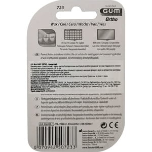 Воск стандартный GUM (Гам) Ortho упаковка 24 пластины