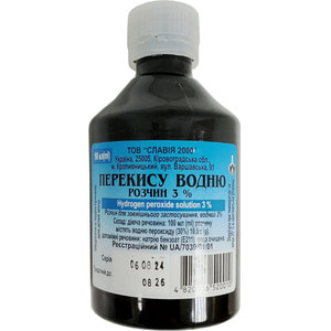 Перекис водню р-н 3% фл. 100мл