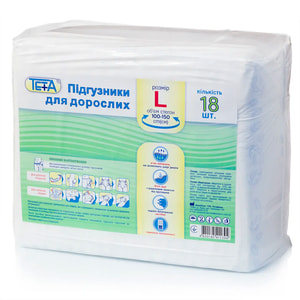 Подгузники для взрослых Teta (Тета) размер L 18 шт