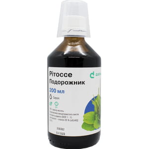 Ритоссе Подорожник сироп фл. 200мл