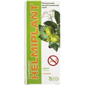 Гельміплант сироп натуральній протигельмінтний флакон 100 мл