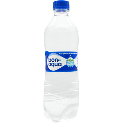 Вода питьевая БонАква сильногазированная 0,5 л