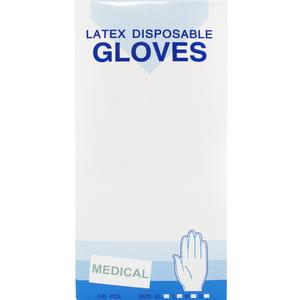 Перчатки смотровые нестерильные латексные неприпудренные размер L 1 пара
