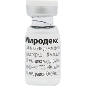 Миродекс конц. д/р-ра д/инф. 100мкг/мл фл. 2мл №5