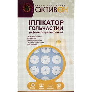 Іплікатор Активен гольчастий рефлексотерапевтичний на тканиній основі розмір 250мм х 200мм 1 шт