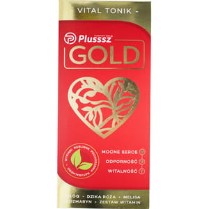 Вітаміни PLUSSSZ (Плюш) Gold Vital тонік рідкий флакон 900 мл