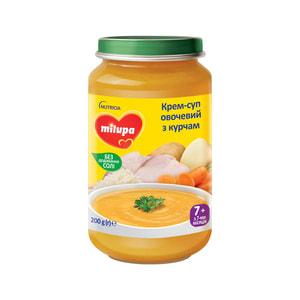 Крем-суп детский Нутриция Milupa (Милупа) овощной с цыпленком с 7 месяцев 200 г