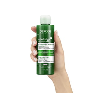 Шампунь-скраб для волосся VICHY (Віши) Деркос для глибокого очищення шкіри голови та волосся проти стійкої лупи та надлишку себуму 250 мл