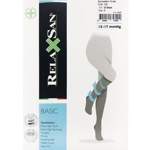 Гольфи RELAXSAN (Релаксан) 70 ден (12-17мм) розмір 3 чорні 1 пара