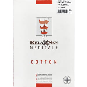 Гольфи RELAXSAN (Релаксан) бавовна відкритий носок (23-32мм) розмір 3 бежеві 1 пара