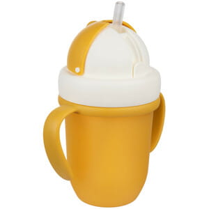 Поильник-непроливайка CANPOL (Канпол) артикул 56/522_yel желтый с силиконовой трубочкой 210 мл