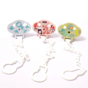 Ланцюжок для пустушки LINDO (Ліндо) артикул Pk 017 на кліпсі 1 шт