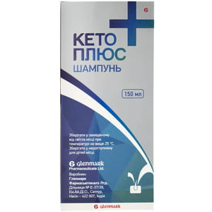 Кето плюс шампунь фл. 150мл