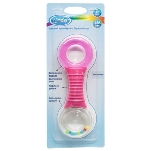 Игрушка-прорезыватель для зубов LINDO (Линдо) артикул LI 296 погремушка 1 шт
