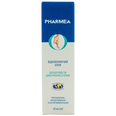 Крем для ніг PHARMEA (Фармея) для догляду за діабетичною стопою відновлюючий 50 мл