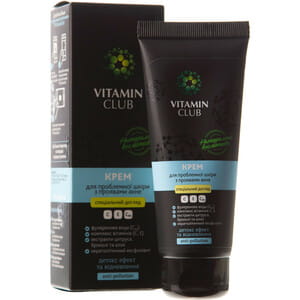 Крем для обличчя VITAMIN CLUB (Вітамін клуб) для проблемної шкіри з проявами акне 75 мл