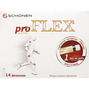 ПроФлекс раствор питьевой для улучшения функционального состояния опорно-двигательного аппарата в флаконах по 25 мл 14 шт