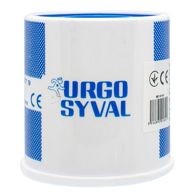 Пластир медичний URGOSYVAL (Ургосівал) шовкова стрічка розмір 5м х 5см 1шт