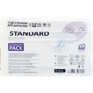 Подгузники гигиенический MYCO (Май Ко) Standard для взрослых размер L (3) 30 шт