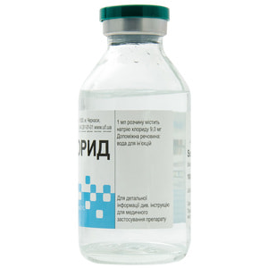 Натрію хлорид (фіз. розчин) р-н д/інф. 0,9% бут. 100мл