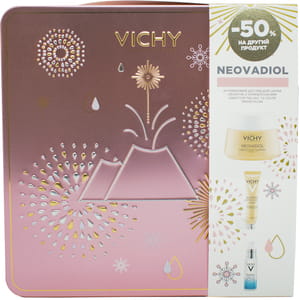 Промо-набор VICHY (Виши) Неовадиол Новый год 2020 Неовадиол крем для нормальной кожи 50 мл + крем для контура глаз и губ 15 мл + Минерал 89 4 мл