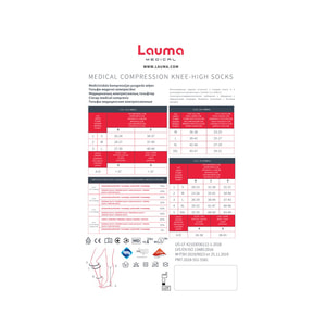 Гольфи медичні компресійні LAUMA (Лаума) модель AD 209 23-32 мм рт.ст. клас II Cotton Line без миска колір натуральний розмір 3К