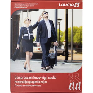 Гольфы медицинские компрессионные LAUMA (Лаума) модель AD 207 23-32 мм рт.ст. класс ІІ с мыском цвет натуральный размер 2D