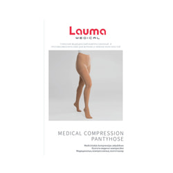 Колготки медичні компресійні LAUMA (Лаума) модель AT 404 23-132 мм рт.ст. II клас з миском колір натуральний розмір 2D