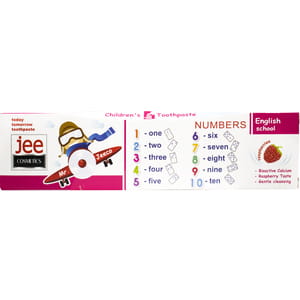 Зубна паста JEE COSMETICS (Джі косметикс) дитяча Цифри 50 мл