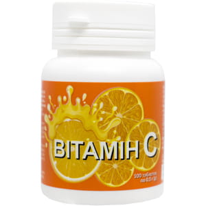 Витамин С (аскорбиновая кислота) таблетки по 0,5 г флакон 100 шт
