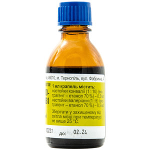 Ландышево-валериановые капли фл. 25мл