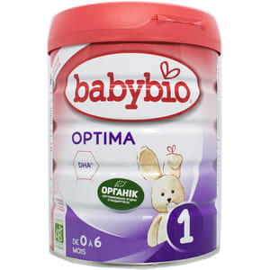 Суміш суха молочна BABYBIO (Бейбібіо) Optima 1 для дітей з народження до 6-ти місяців 800 г