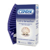Презервативи латексні з силіконовою змазкою CONTEX (Контекс) Extra Sensation (Екстра Сенсейшн) з великими крапками та ребрами 12 шт