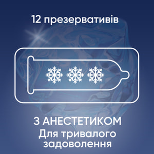 Презервативы латексные с силиконовой смазкой CONTEX (Контекс) Long Love (Лонг лав) с анестетиком 12 шт