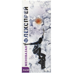 Меновазан Флекспрей р-р д/наруж. прим. спирт. фл. 50мл