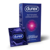 Презервативы латексные с силиконовой смазкой DUREX (Дюрекс) Intense Orgasmic (Интенс Оргазм) рельефные со стимулирующим гелем-смазкой 12 шт